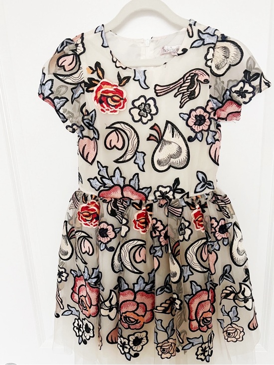 Halabaloo Other - Sz 7 Halabaloo Embroidered Tull Dress